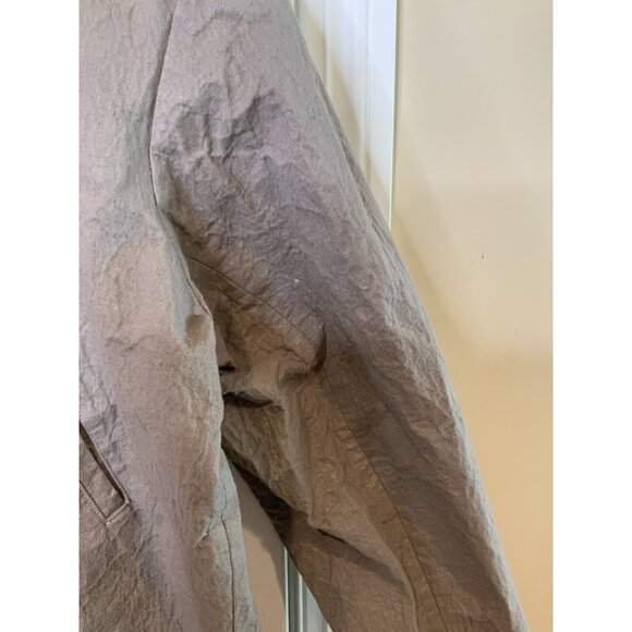 John Elliott Gray Wool Zip-Up Varsity Bomber Jacket Season Eight, Size Large - Picture 5 of 7